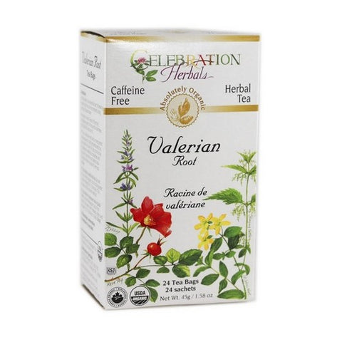 Celebration Herbals, Organic Valerian Root Tea, 24 Bags