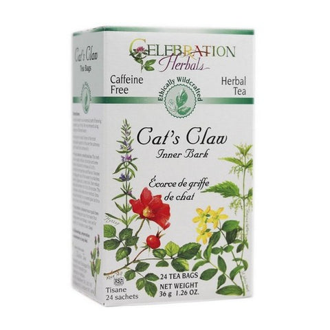 Celebration Herbals, Cat's Claw Inner Bark WildCraft Tea, 24 Bags