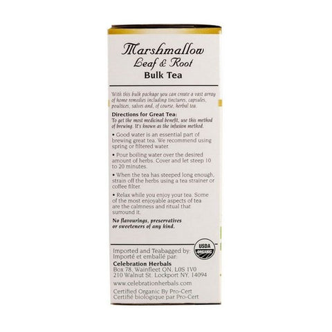 Celebration Herbals, Organic Marshmallow Leaf And Root Tea, 40 grams