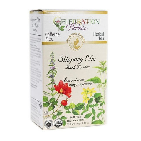 Celebration Herbals, Slippery Elm Bark Powder Bulk Tea, 40 grams
