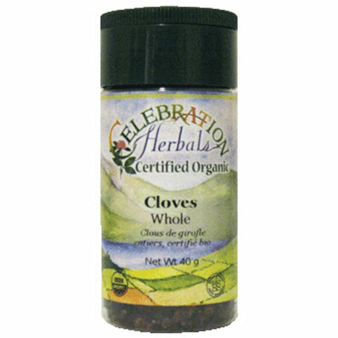 Celebration Herbals, Whole Organic Cloves, 42 grams