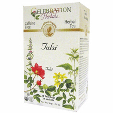 Organic Tulsi Rama Tea 24 Bags by Celebration Herbals