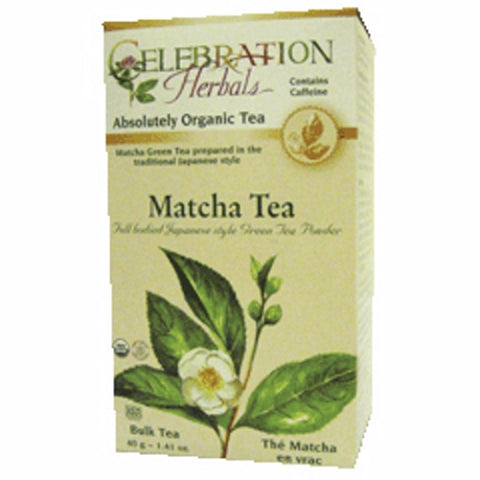 Celebration Herbals, Organic Matcha  Green Tea, 40 grams
