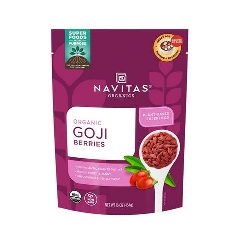 Navitas Organics, Organic Goji Berries, 16 Oz Navitas Organics