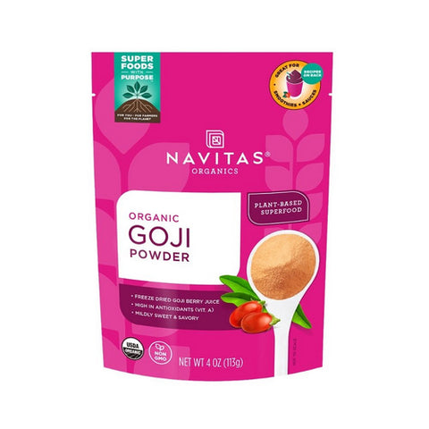 Navitas Organics, Organic Goji Powder, 4 Oz