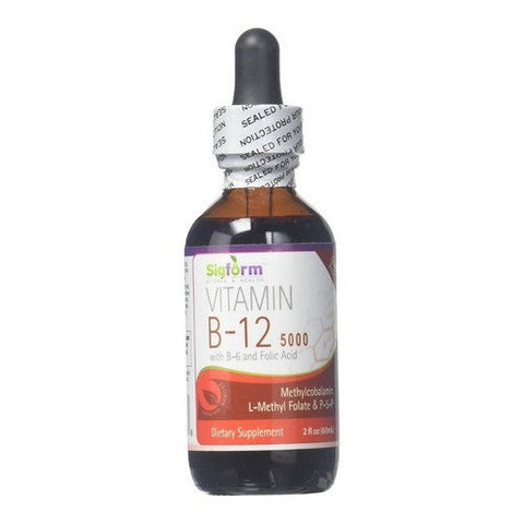 Sigform, Vitamin B12 5000, 5000 mcg, 2 Oz Sigform