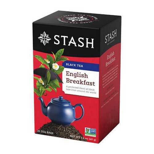 Stash Tea, Black Tea English Breakfast, 20 Count