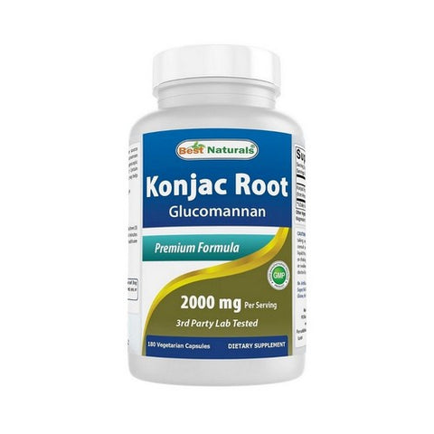 Best Naturals, Konjac Root, 2000 mg, 180 Caps