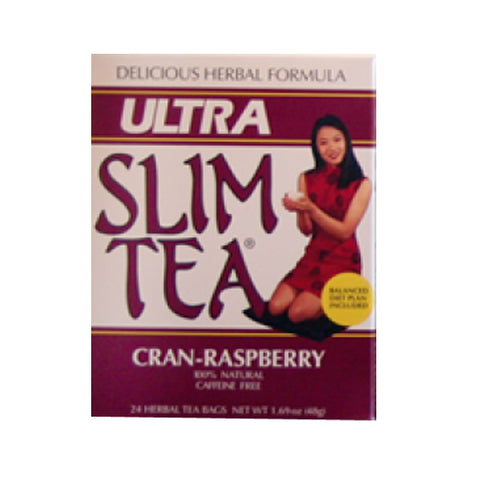 Hobe Labs, Ultra Slim Tea Cran-Raspberry, Cran-Raspberry 24 Bags