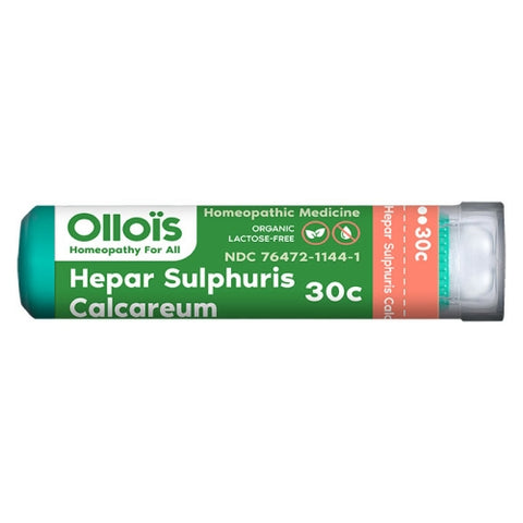 Hepar Sulphuris Calcareum 30C 80 Count by Ollois
