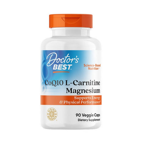 Doctors Best, CoQ 10 L-Carnitine Magnesium, 90 Veg Caps