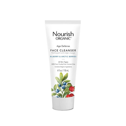 Nourish, Organic Face Cleanser Age Defense, 4 Oz