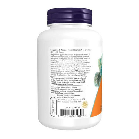 Now Foods, Magnesium Glycinate, 180 Tabs