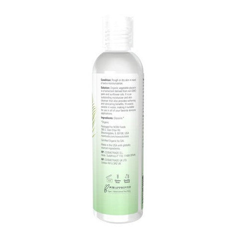 Now Foods, Organic Vegetable Glycerin, 8 Oz Now Foods