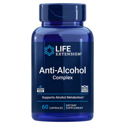 Life Extension, Anti-Alcohol HepatoProtection Complex, 60 Veg Caps