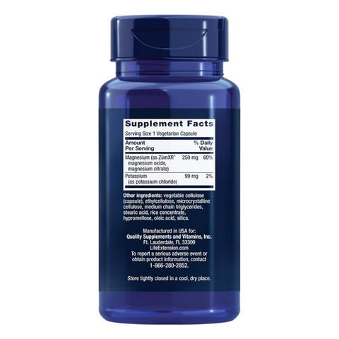 Life Extension, Potassium with Extend-Release Magnesium, 60 Caps