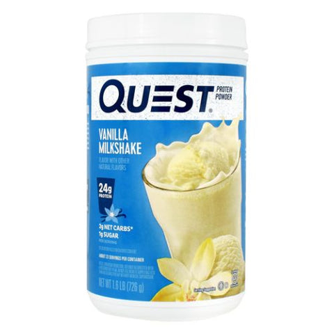 Quest Nutrition, Protein Powder, Vanilla Milkshake 1.6 lbs
