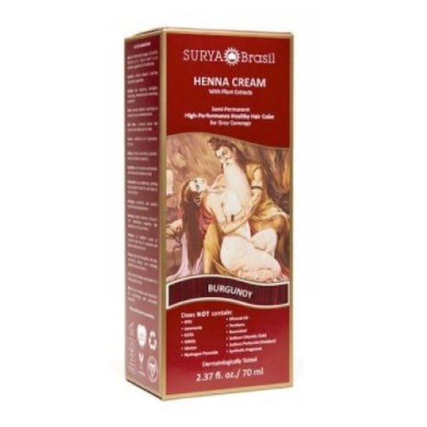 Surya Brasil, Henna Cream Burgundy, 2.37 Oz