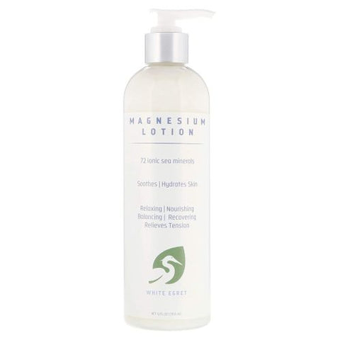 White Egret, Magnesium Lotion, 12 Oz