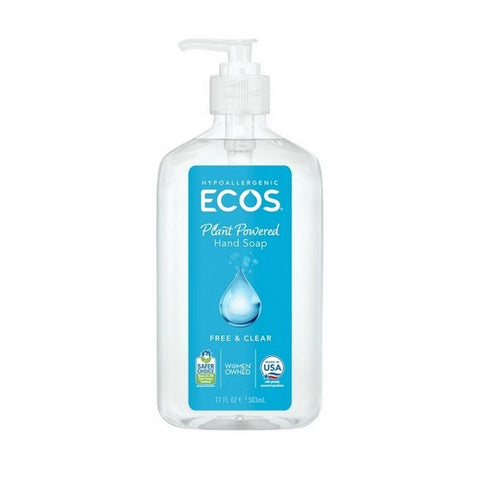 Earth Friendly, Hand Soap Free & Clear, 17 Oz