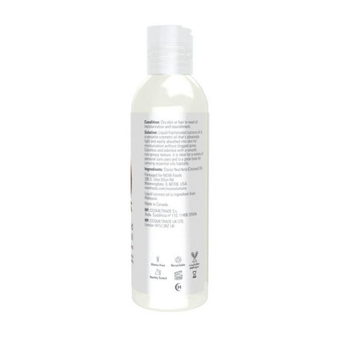 Now Foods, Liquid Coconut Oil, 4 Oz