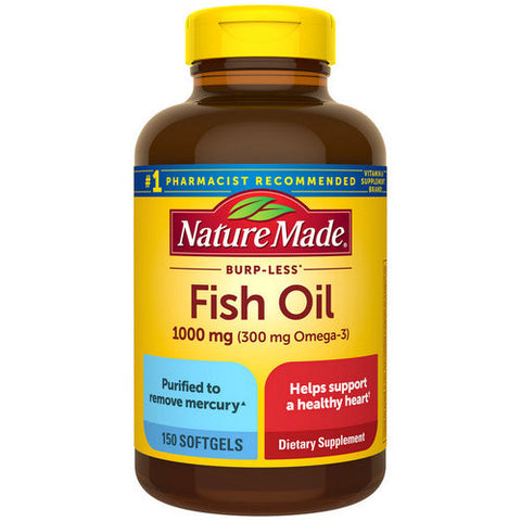 Nature Made Fish Oil Liquid Softgels 150 Caps by Nature Made