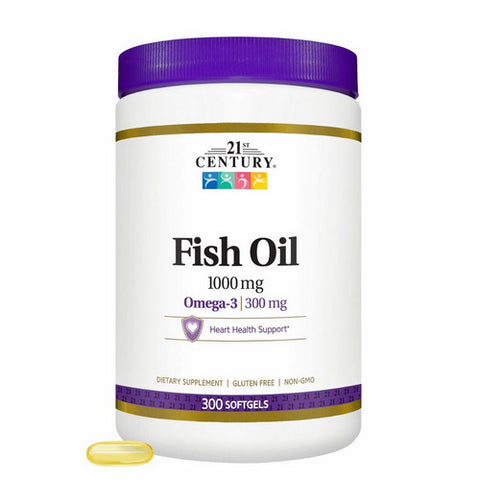 21st Century, Fish Oil Omega 3, 300 Caps