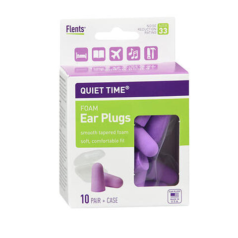 Flents, Quiet Time Foam Ear Plugs, 10 Each