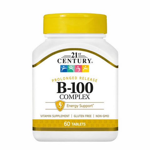 21st Century, B-100 Complex Prolonged Release, 60 Tabs