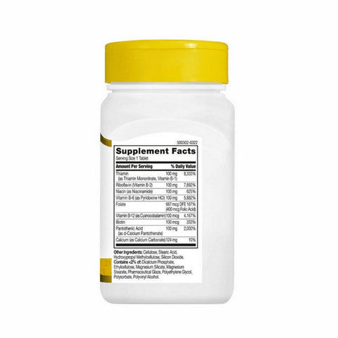 21st Century, B-100 Complex Prolonged Release, 60 Tabs 21st Century