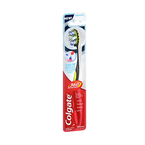 Colgate, 360 Total Advanced Toothbrush Medium, 1 Each