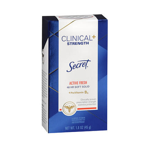 Secret, Secret Clinical Strength Smooth Solid Antiperspirant/Deodorant, 1.6 Oz