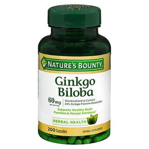 Nature's Bounty, N/B GINKGO BIL CAP         200, 200 Caps