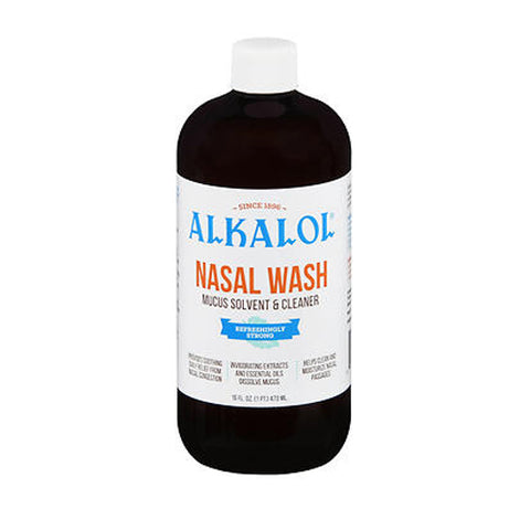 Alkalol, Nasal Wash Mucus Solvent And Cleaner, 16 Oz