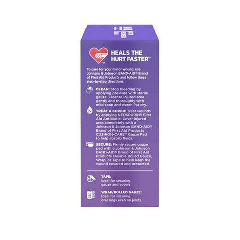 Band-Aid, Cushion-Care Gauze Pads Medium 3 X 3 Inch, 10 Each Band-Aid