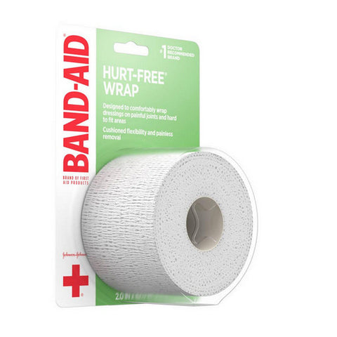 Band-Aid, Hurt Free Wrap MediumFirst Aid Hurt Free Wrap Medium, 1Each