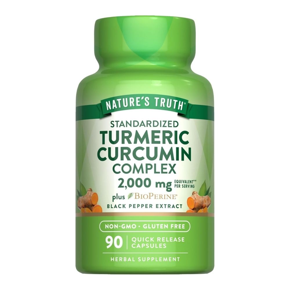 Nature's Truth, Standardized Turmeric Curcumin Complex, 2000 Mg, 90 Tabs
