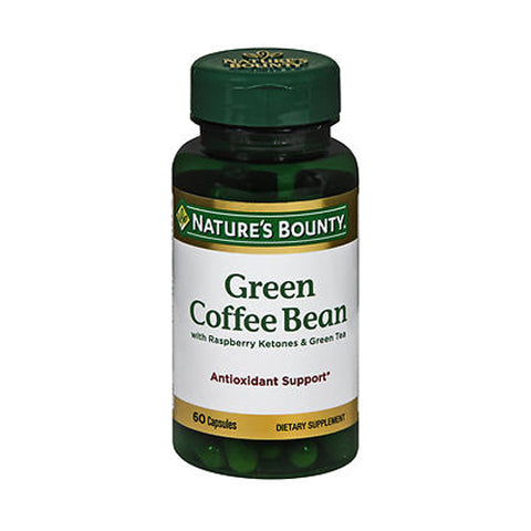 Nature's Bounty, Green Coffee Bean with Raspberry Ketones & Green Tea Capsules, 60 Caps
