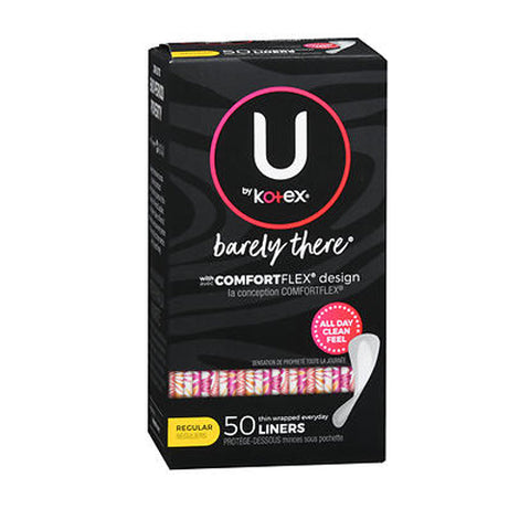 U By Kotex, Barely There Wrapped Everyday Liners, 50 Each