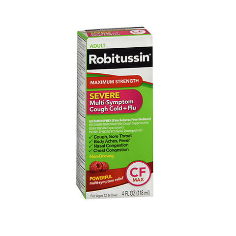 Robitussin, Adult Maximum Strength, 4 Oz