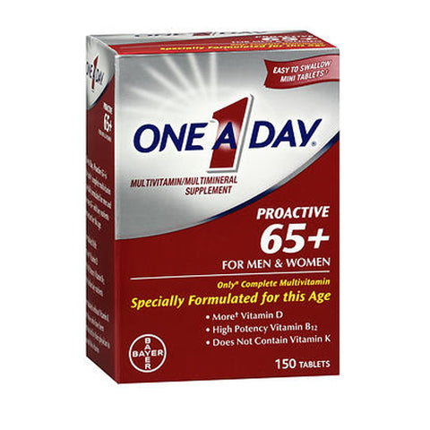 One-A-Day, Proactive 65+ For Men & Women Multivitamin/Multimineral, 150 Tabs