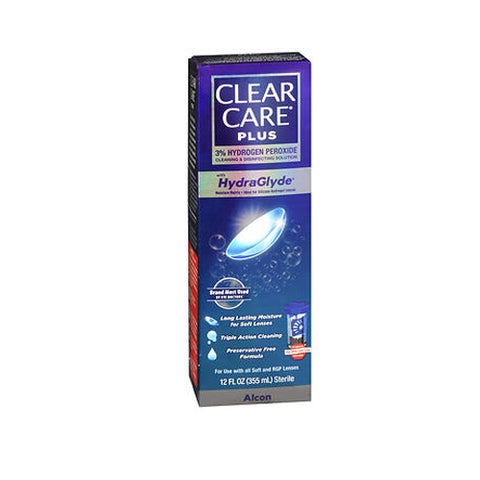 Clear Care, Plus with HydraGlyde Cleaning & Disinfecting Solution, 12 Oz