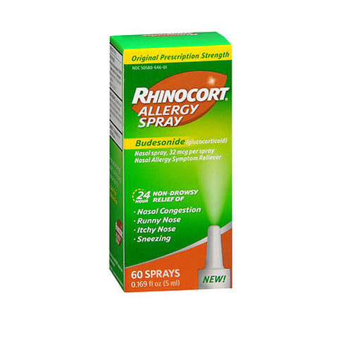 Rhinocort, Allergy Nasal Spary With Budesonide, 60 Sprays