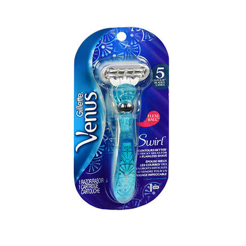Gillette, Venus Swirl Blue Razor 1Up, 1 Each