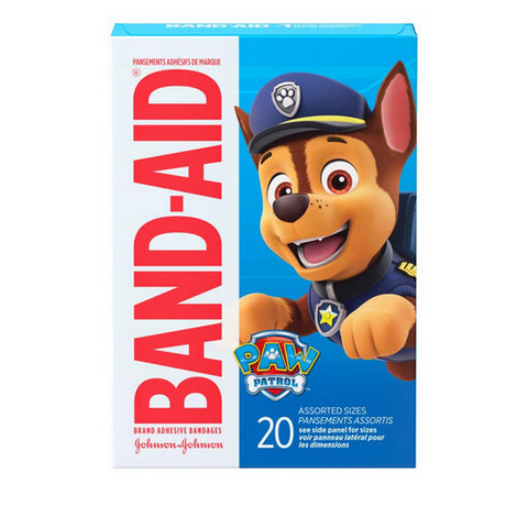 Band-Aid, Bandages Nickelodeon Paw Patrol Assorted Sizes, Box Of 20