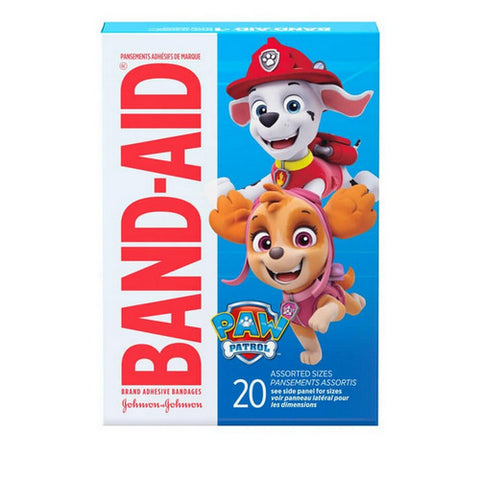 Band-Aid, Bandages Nickelodeon Paw Patrol Assorted Sizes, Box Of 20