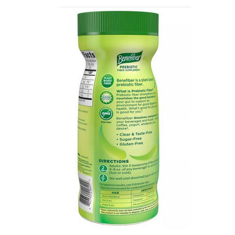 Benefiber, Prebiotic Fiber Supplement Powder, 8.7 Oz