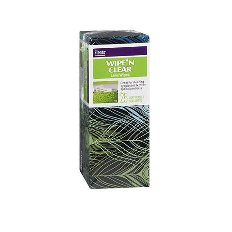 Flents, Wipe 'N Clear Lens Wipes, 25 Each