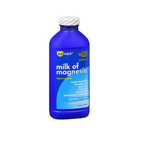 Sunmark, Milk of Magnesia Original Flavor, 16 Oz