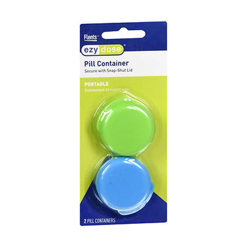 Ezy Dose, Portable Pill Container, 2 Each